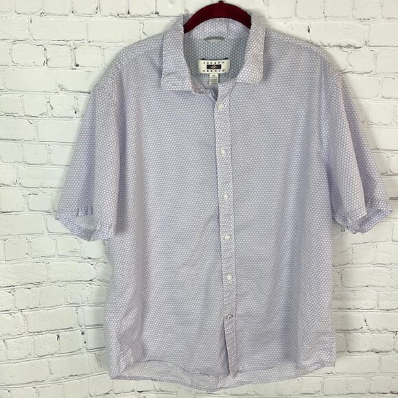 Joseph Abboud Purple and White Button Down - Picture 1 of 4